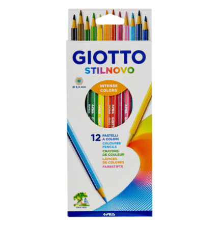 Lápis de Cor Giotto Stilnovo c/12 Cores