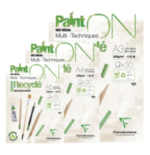 Bloco Papel Multitécnicas Paint'On Reciclado Clairefontaine