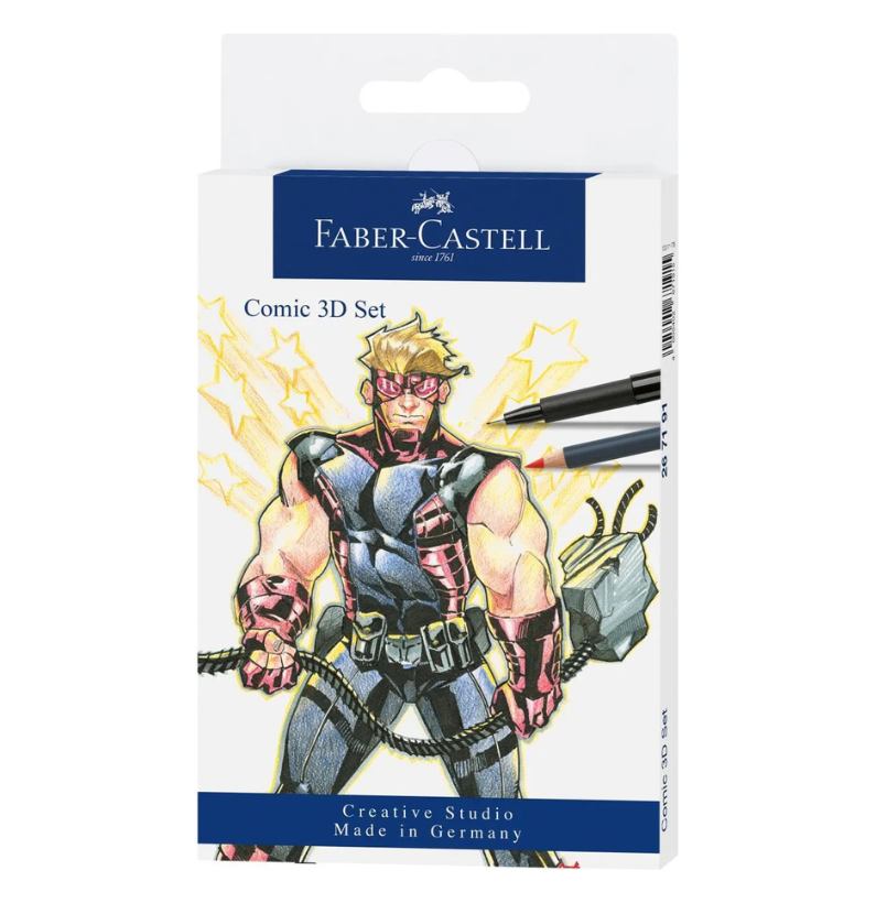 Conjunto de Ilustração Comic 3D 1