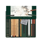 Faber-Castell 21 Pitt Monochrome Set Caixa Metálica - Image 2