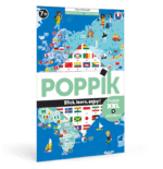 Poppik Póster Bandeiras do Mundo