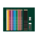 Faber-Castell Set Polychromos & Pitt Graphite Matt 23 Peças - Image 2
