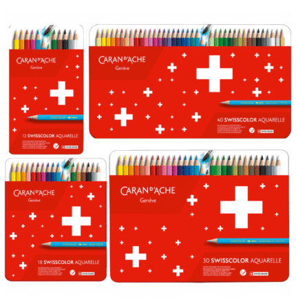 Lápis de Cor Swisscolor Aguarelável Caran D’Ache