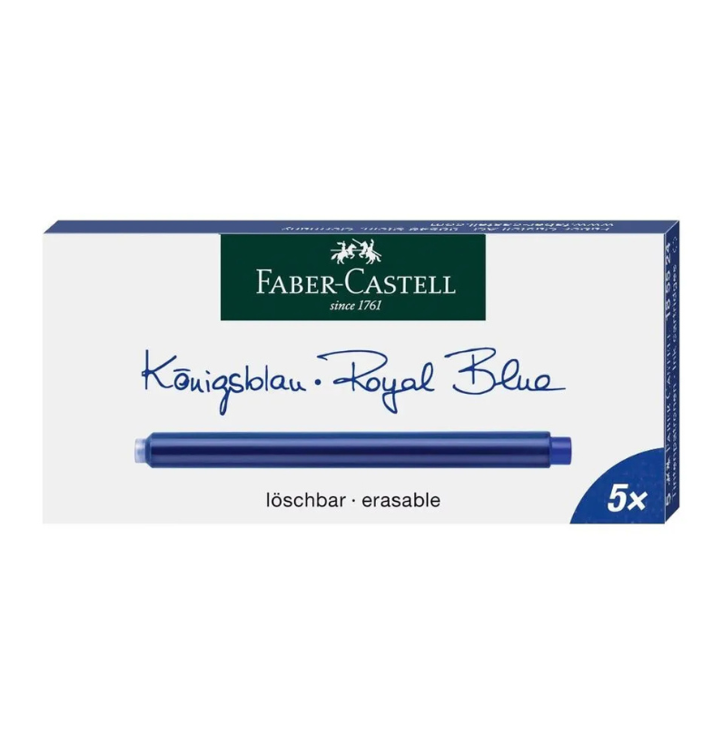 CARTUCHOS LONGOS AZUL FABER-CASTELL PCCONVIDA CARTUCHOS LONGOS
