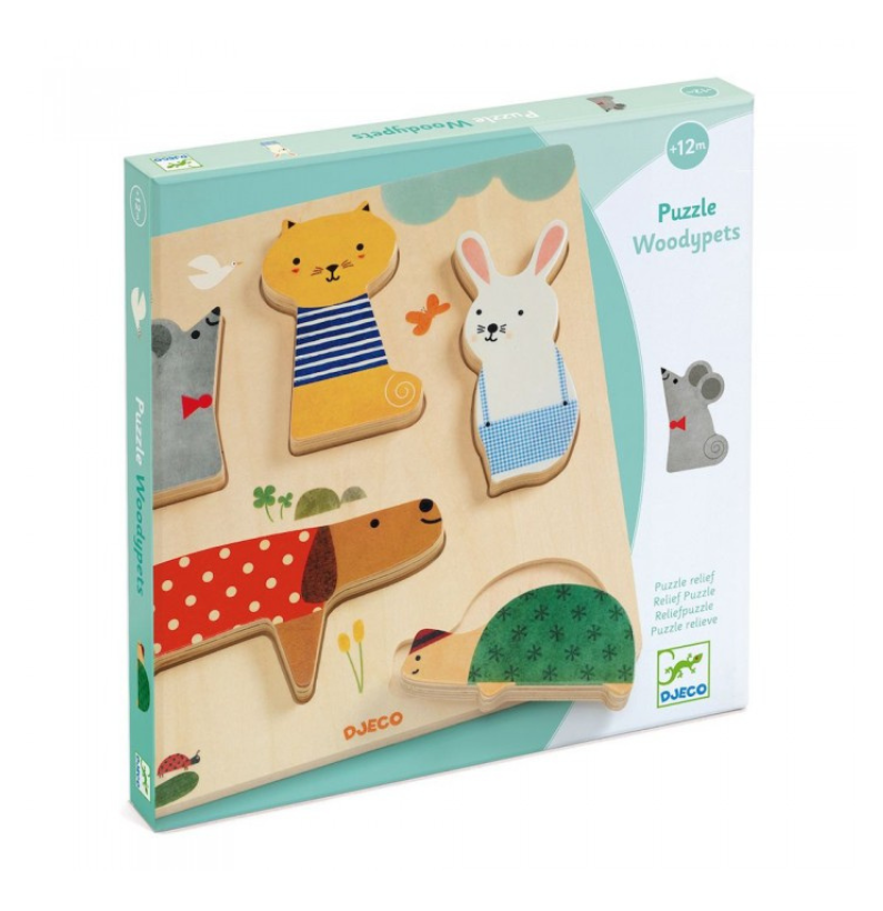 PUZZLEWOODYPETS DJECO PCCONVIDA PUZZLES