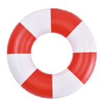 Boia Vermelha/Branca 55cm