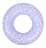 Boia Natação Leopardo Lilás 90cm