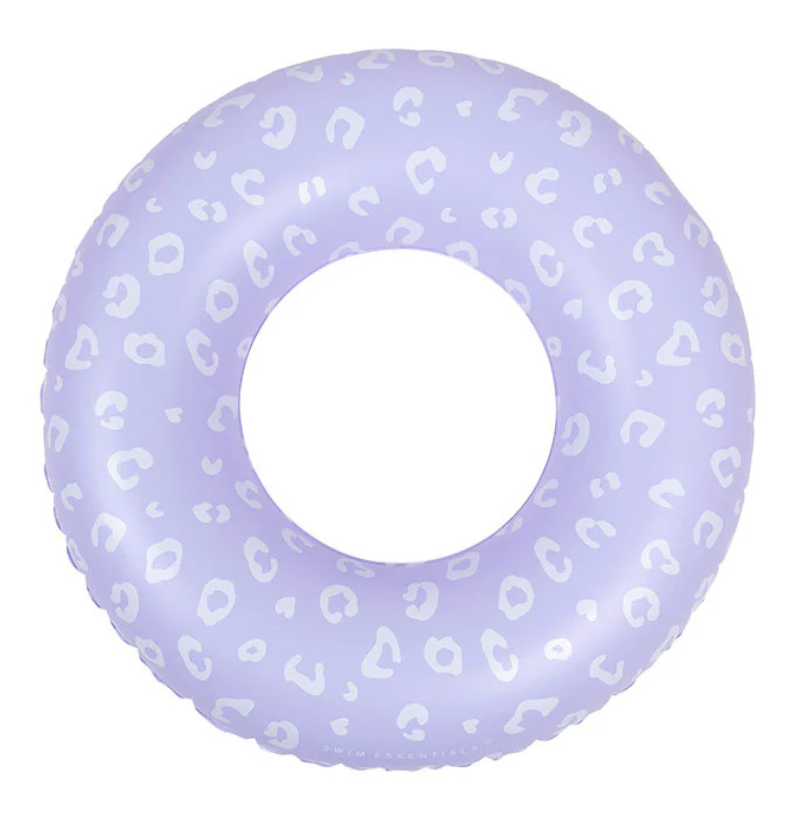 Boia Natação Leopardo Lilás 90cm Boia Natação Leopardo Lilás 90cm