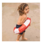 Boia Vermelha/Branca 55cm