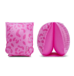 Braçadeiras Natação Leopardo Rosa 2-6Anos