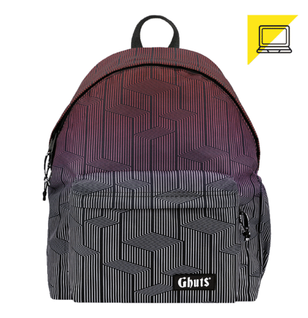 Mochila Clássica PC Metropolis Red L32-GH211 Ghuts