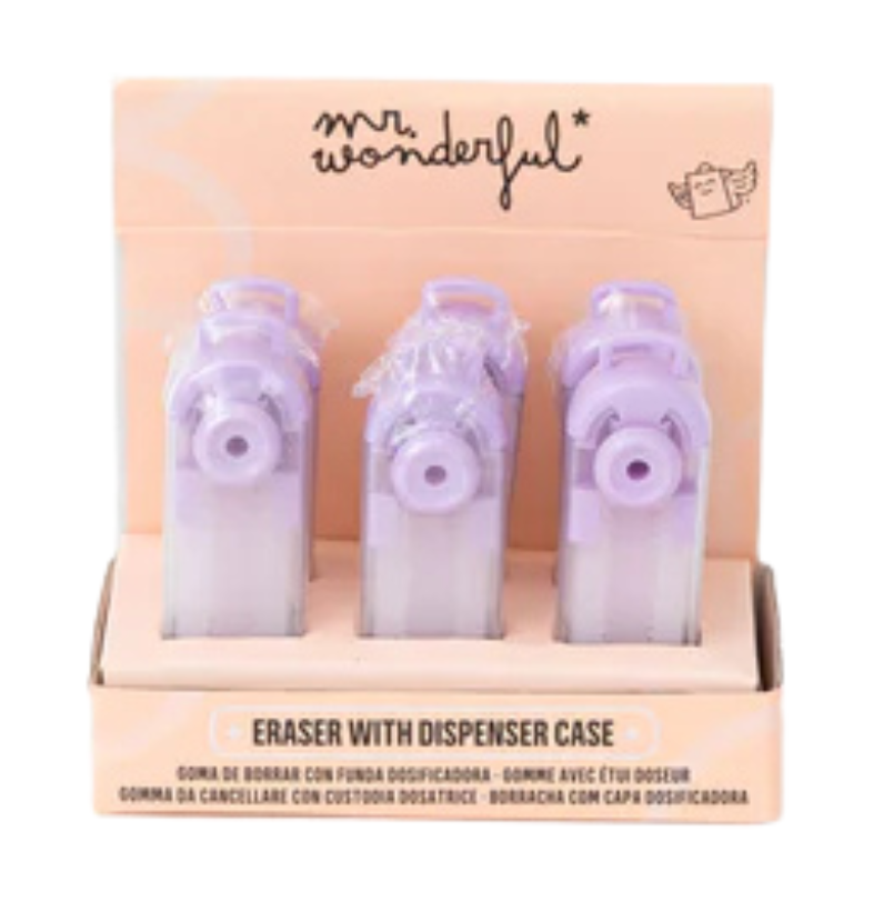 Borracha Lilás c/Proteção Mr. Wonderful 1