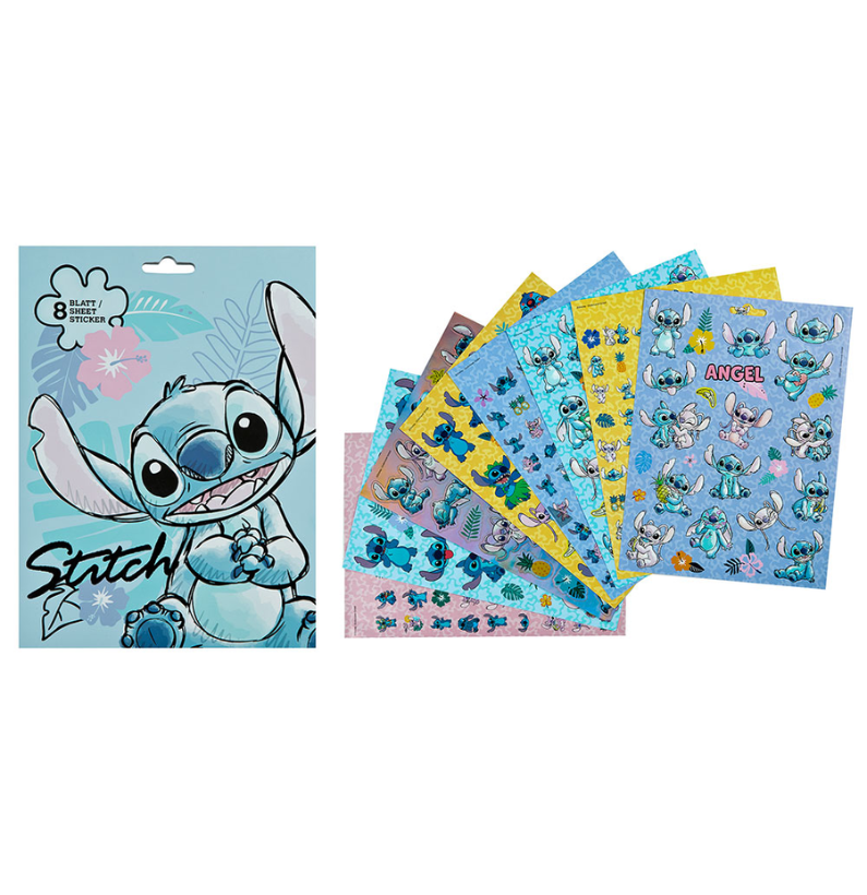 Stitch Bloco com Stickers 1