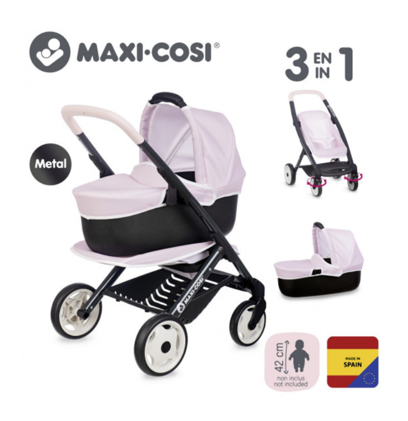 Carrinho de Bonecas 3em1 Maxi Cosi 5