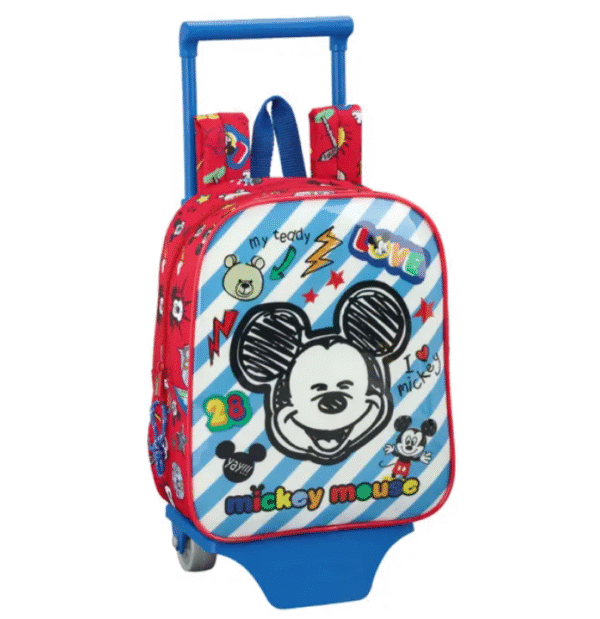 Mochila Pré-Escolar c/Trolley Mickey My Teddy