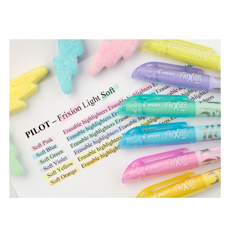 Marca Texto Apagável Pastel Pilot Frixion Light 5