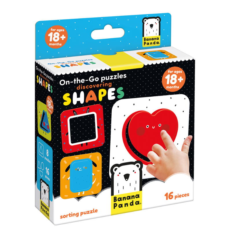 Puzzles On-The-Go Descobre as Formas Banana Panda 1