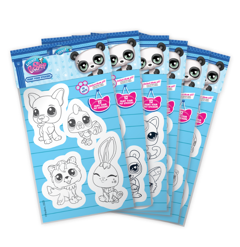 Littlest Pet Shop Pinta os Stickers 1