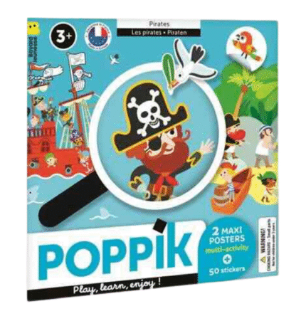 Poppik 2 Pósters Piratas Multi-Atividades