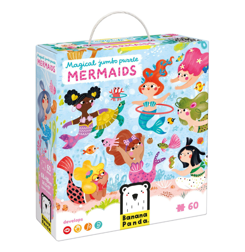 Banana Panda Puzzle Jumbo Mágico Sereias 1