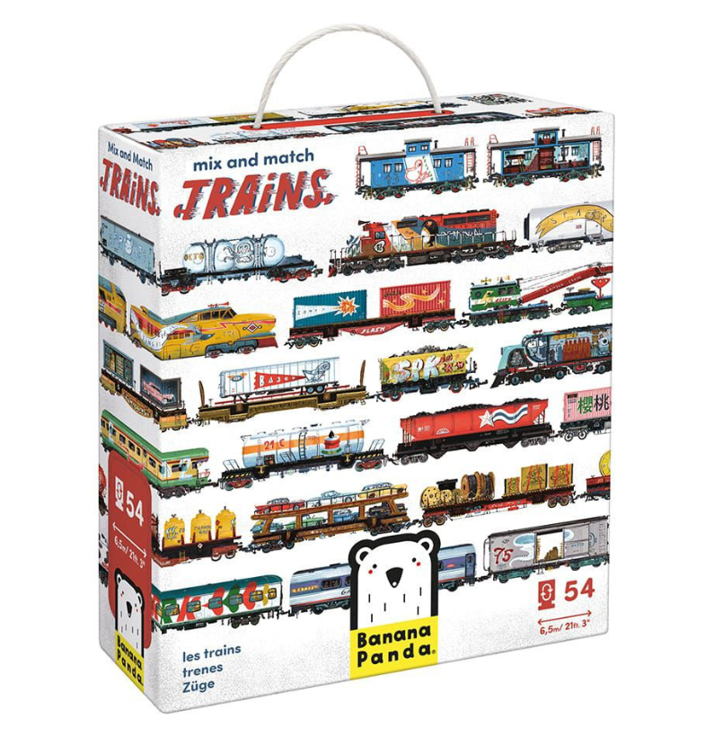 Mix and Match Puzzle Trains 1