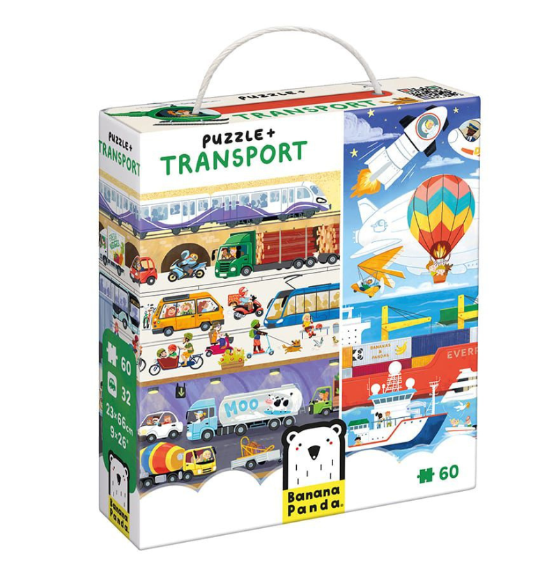 Banana Panda Puzzle + Transport 1