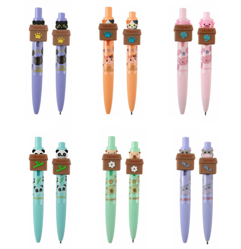 Esferográfica pop-up itotal 3