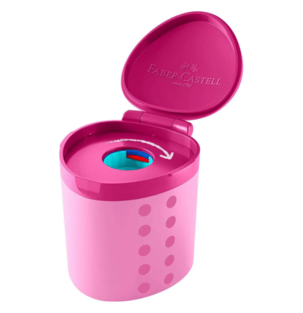 Faber-Castell Afia com Depósito Grippy Rosa